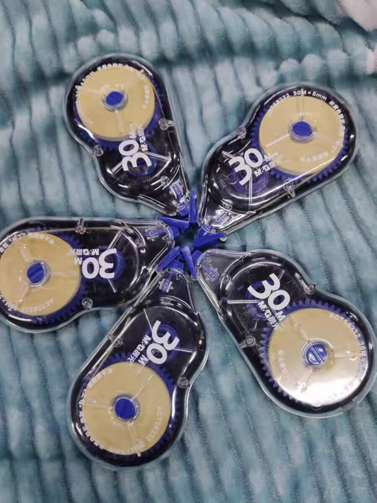 晨光白色修正带一盒5支共150米，全新未拆...