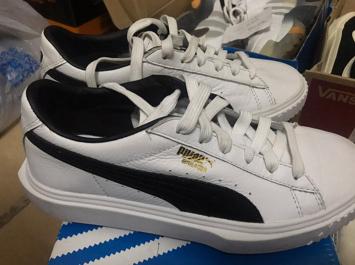 PUMA夏家透气板鞋运动鞋小白鞋，彪马36...