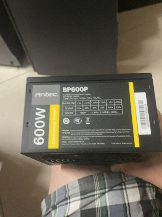 安钛克BP600P 600瓦电源,成色充新...