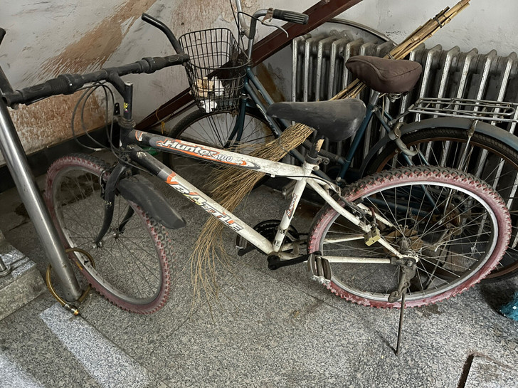上学时代的山地车，带变速，邦德牌，闲置多年...