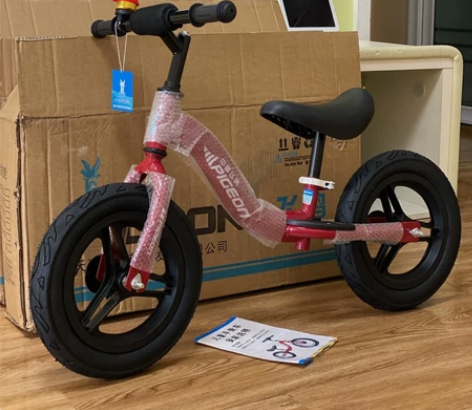 【清仓特价】全新12寸飞鸽儿童弯梁平衡车（...