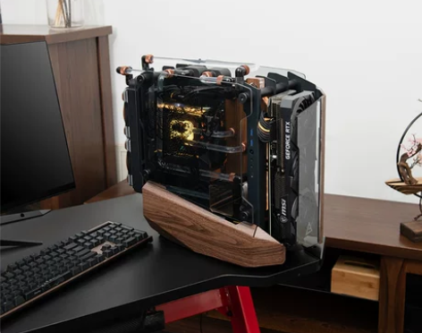台式FUXK 安钛克锋芒木纹主题 定制主机...