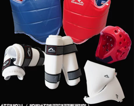 RHINGO 跆拳道护具 160码，红色。...