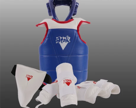 ATAK跆拳道护具成人儿童加厚全套五件套比...