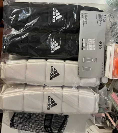 adidas阿迪达斯跆拳道护手胫专业比赛训练护臂胫护脚护腿胫...