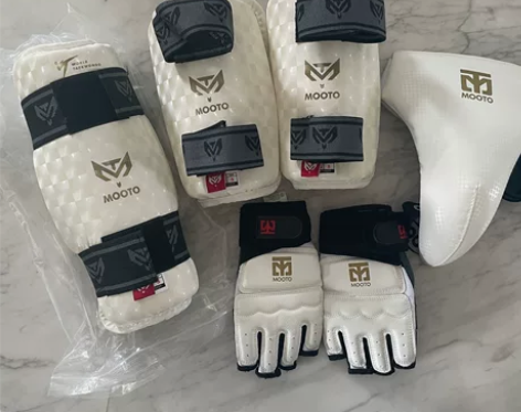 9.5新儿童跆拳道护具,S码,仅教学课使用...