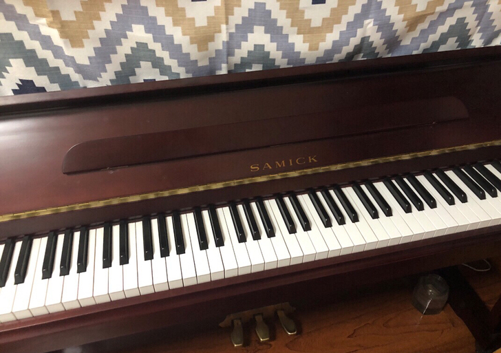 长春市 SAMICK三益 钢琴 八成新 可...