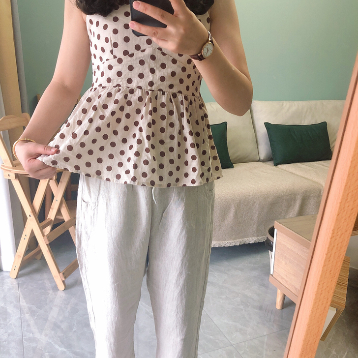 吊带背心，全新，棉质，适合95斤以内的妹子