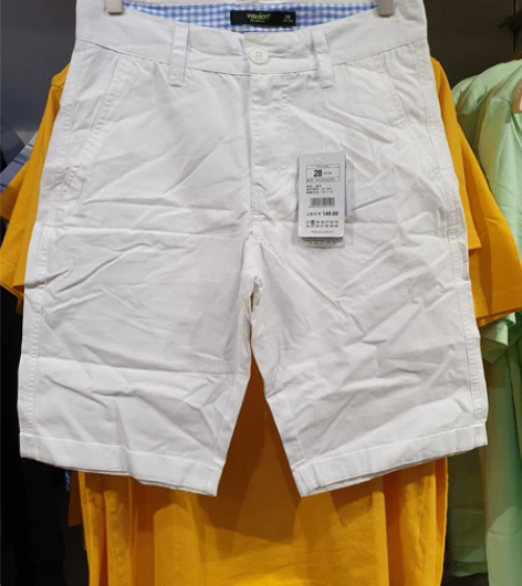 上新（全新）YISHION以纯男士休闲短裤...
