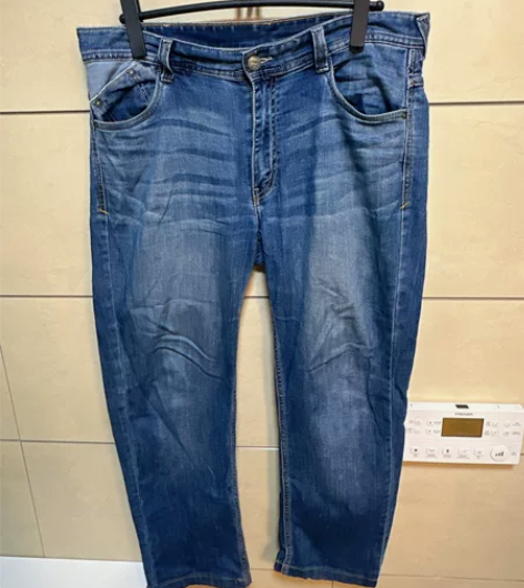 JEEP牛仔裤男士春秋季宽松直筒大码休闲长...