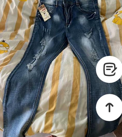 男士精品破洞牛仔裤 全新 吊牌未拆 尺码3...