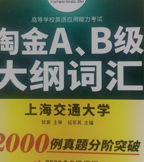 两本英语单词书籍英语四级考试   词汇 华...