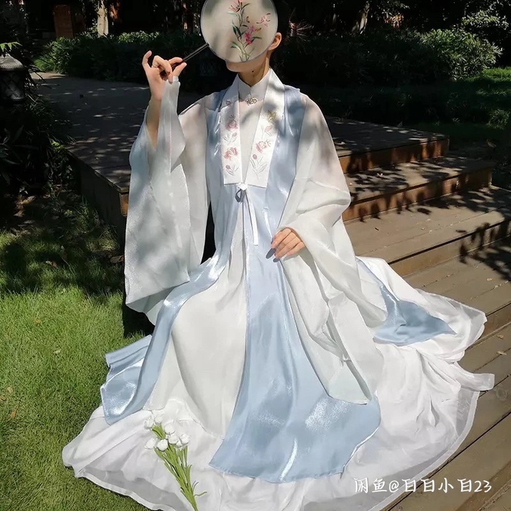 出陌青梅/羽落纱 暗香系列比甲立领