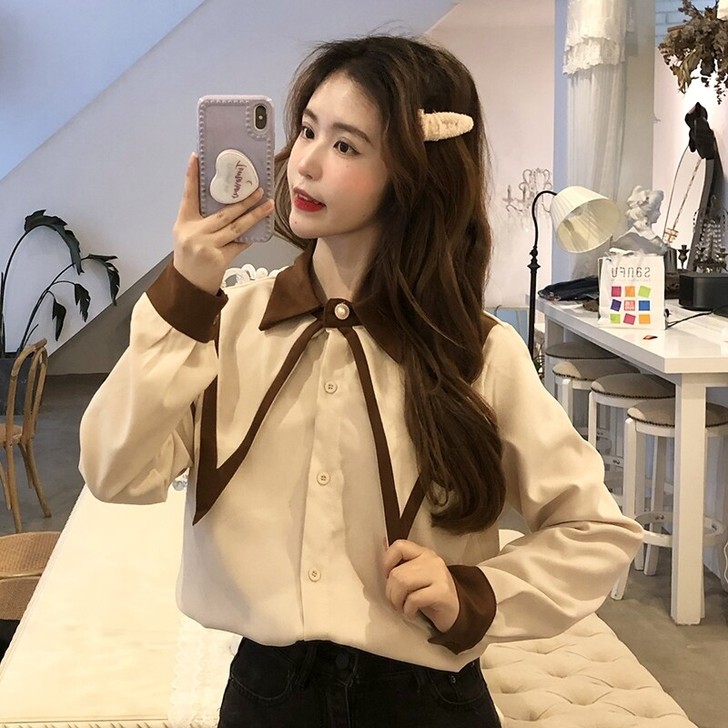 衬衫女装设计感小众新款