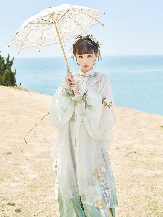 【十三余 小豆蔻儿】[柠檬百合] 对襟长衫...