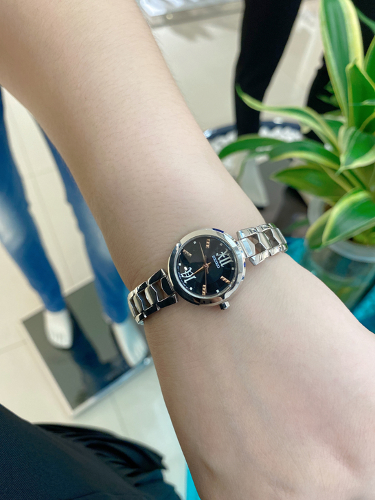 精工光动能女表手表有国外回流中古vinta...