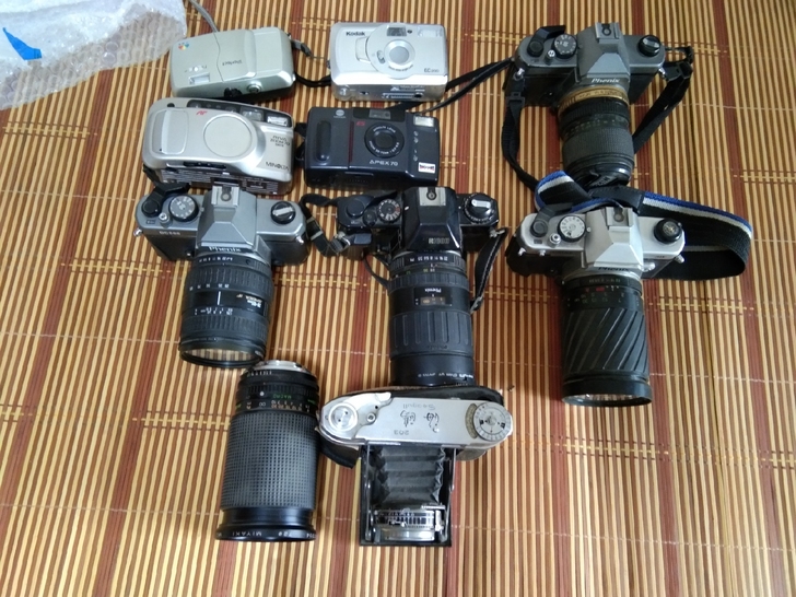 都是自己开相馆的相机，老了不留了。除海鸥2...