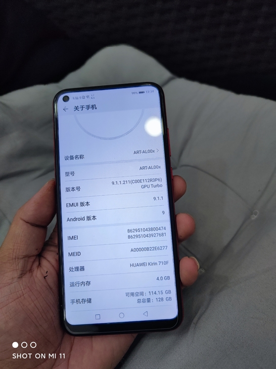 华为畅享10，原装状态，4+128G成色如...