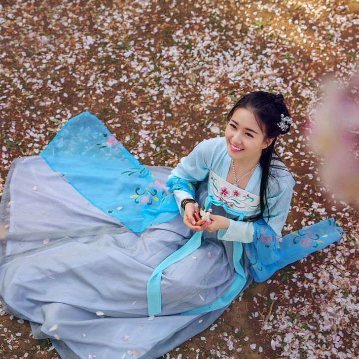 [如梦霓裳]汉服女装 齐胸襦裙[罗敷媚(廿...
