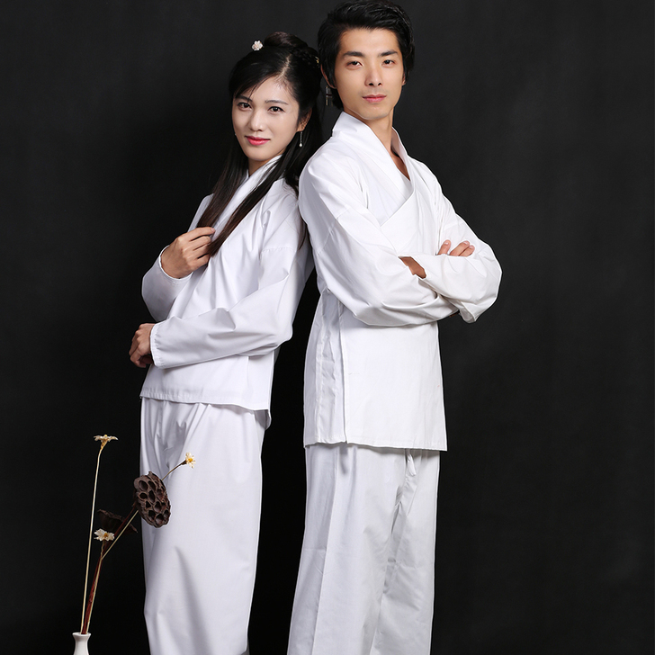 如梦霓裳汉服女男装中衣中裤中裙贴身里衣纯棉...