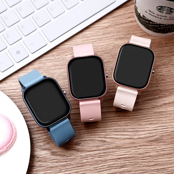 智能手表女小米苹果通用测血压心率跑步计步多...
