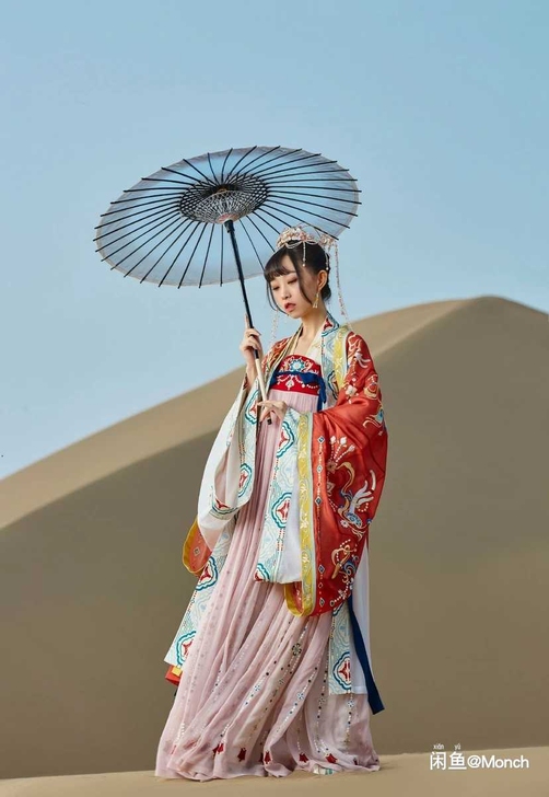 十三余 小豆蔻儿【鹿王梵音】广袖重工刺绣两...