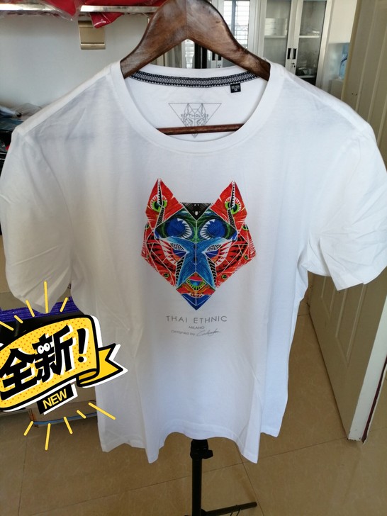 休闲短袖T恤宽松短袖七匹狼男装全新潮流时尚...