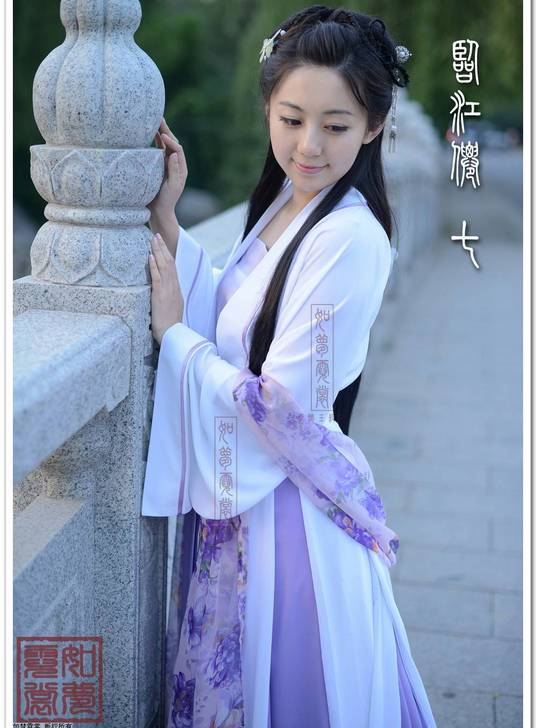 汉服如梦霓裳临江仙汉服民族服舞台服演出服套...