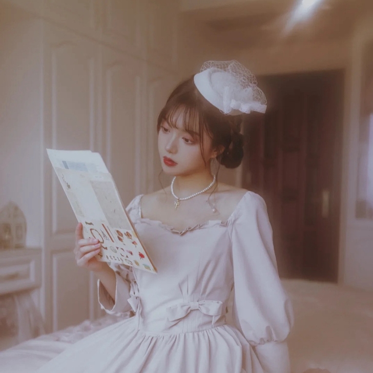 法式名媛优雅蝴蝶结小礼帽头饰网纱面纱时尚甜...