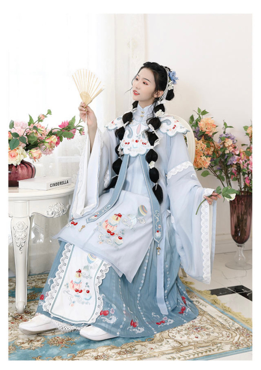 西鲲瑶 海豚公主百迭裙明制 仅下裙