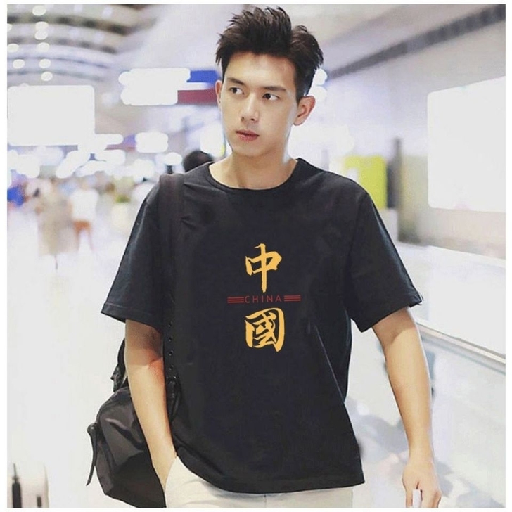 男士短袖T恤男夏男生半袖纯棉潮流新款半截袖...