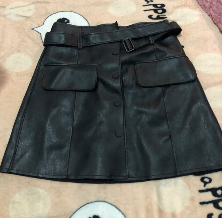 秋季皮裙2020新款黑色PU皮包臀裙半身裙...