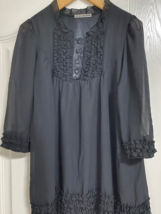 #妈妈闲置#8新，娃娃款八分袖连衣裙，13...