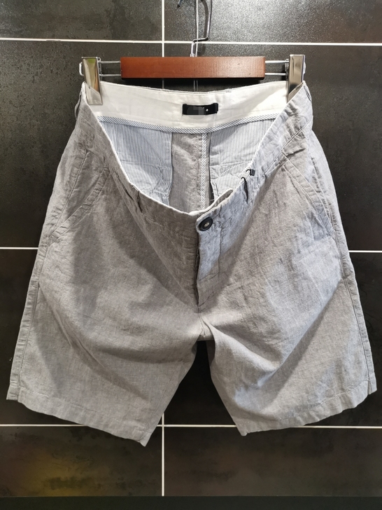 男装棉麻五分裤短裤