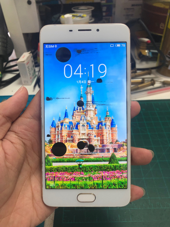 魅族note5旧手机，屏幕漏液，其它功能都...