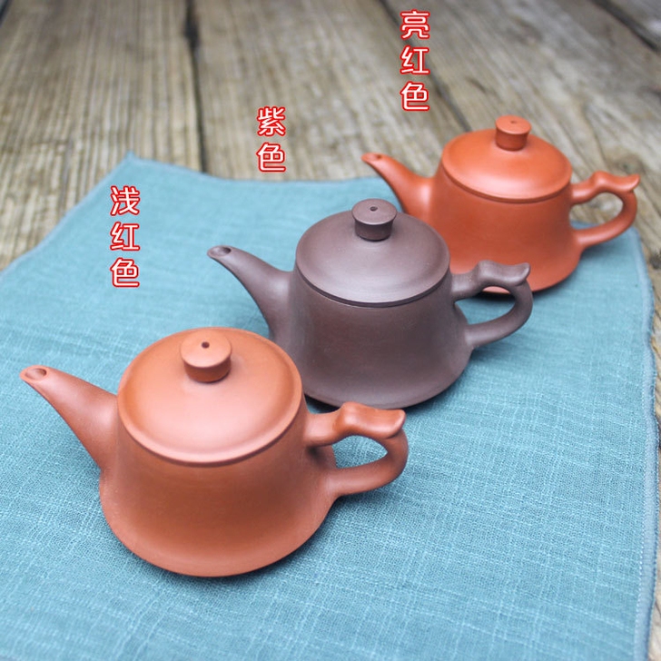 潮州手拉壶，迷你紫砂小茶壶85cc，苏楚炯...