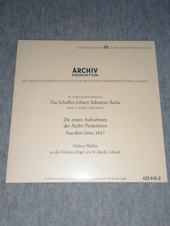 BACH 巴赫 管风琴作品(瓦尔哈,194...