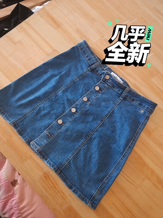 大码牛仔半身裙,弹力超大,面料柔软。