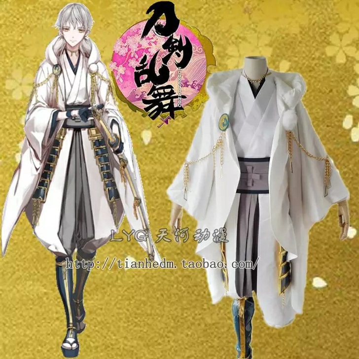 刀剑乱舞cos服 鹤丸国永cos服，全套都...