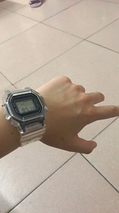 独角兽ins风电子表女学生韩版简约防水夜光...