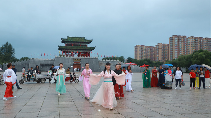 汉服女中国风襦裙古装女汉服公主仙女裙舞台表...