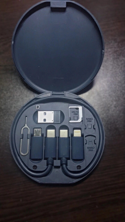 [全新包邮] 多功能数码收纳盒快充数据线充...