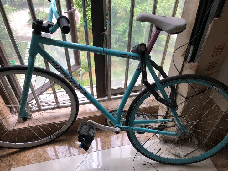 台湾yhc 死飞自行车 新旧程度 6成新吧