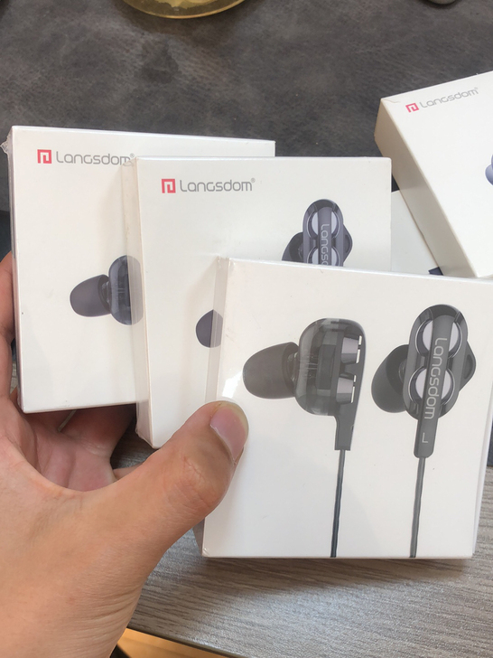 兰士顿耳机 D4  hifi耳机 圆口  ...