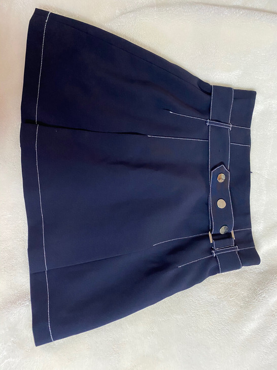 半身裙 微A字版型，8-9成新，藏蓝色 M...