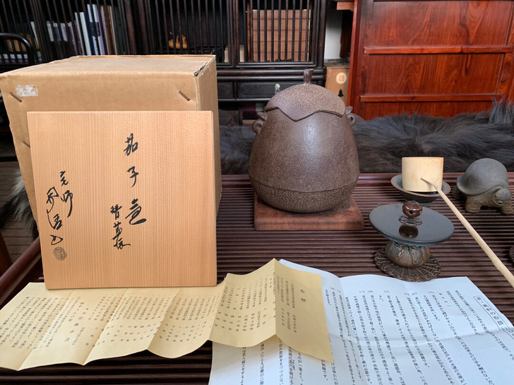 【明韵山房】茶道具 日本铁壶 風炉釜