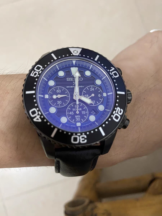 SEIKO精工手表男日本休闲运动夜光太阳能...