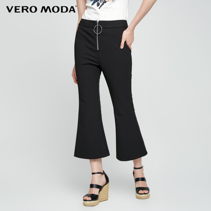 Vero Moda喇叭腿七分休闲裤