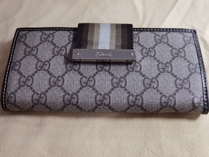 全新Gucci长款钱包，保真，序列号见图5...