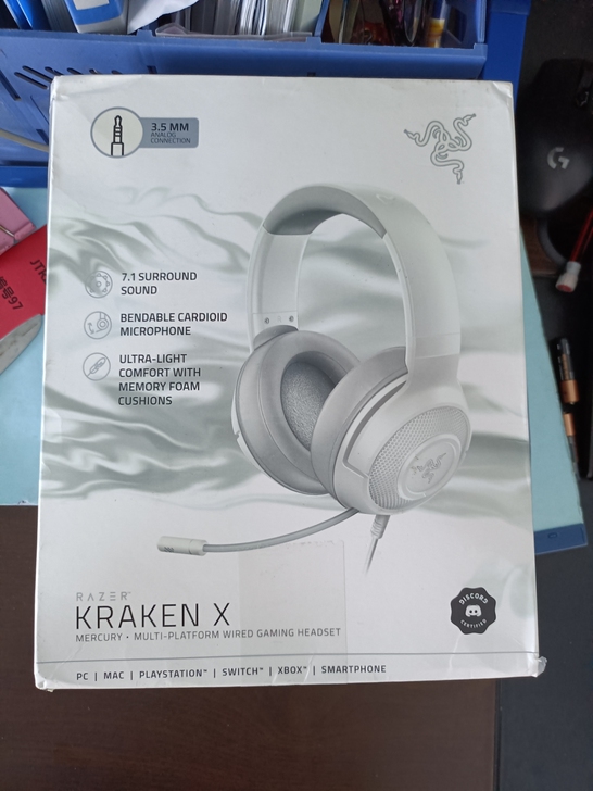 雷蛇 Razer 北海巨妖标准版X水银头戴...